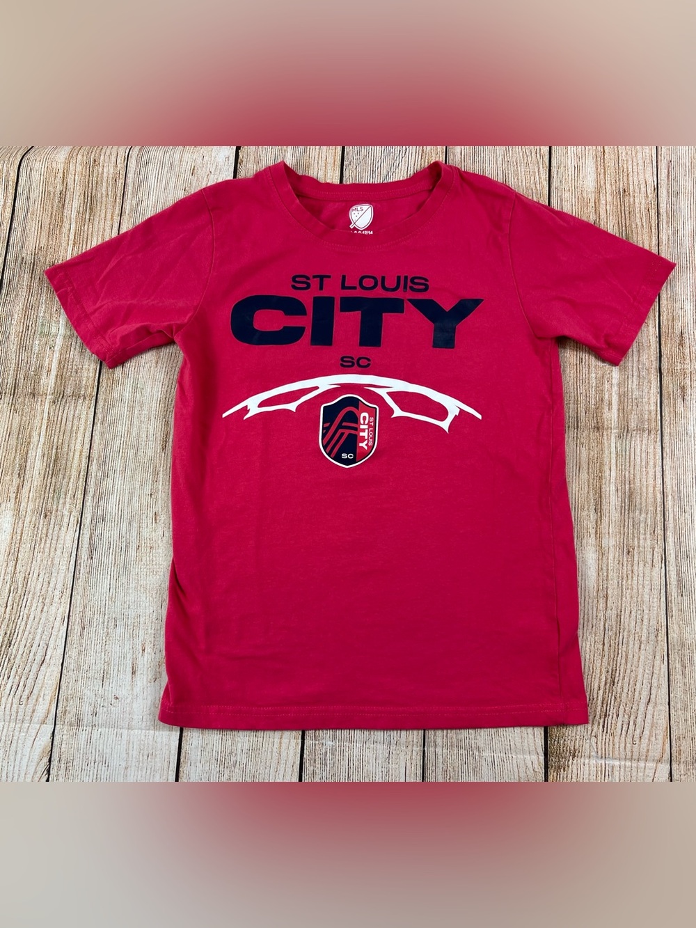 MLS St Louis City SC Soccer T Shirt Kids Youth Large 12/14